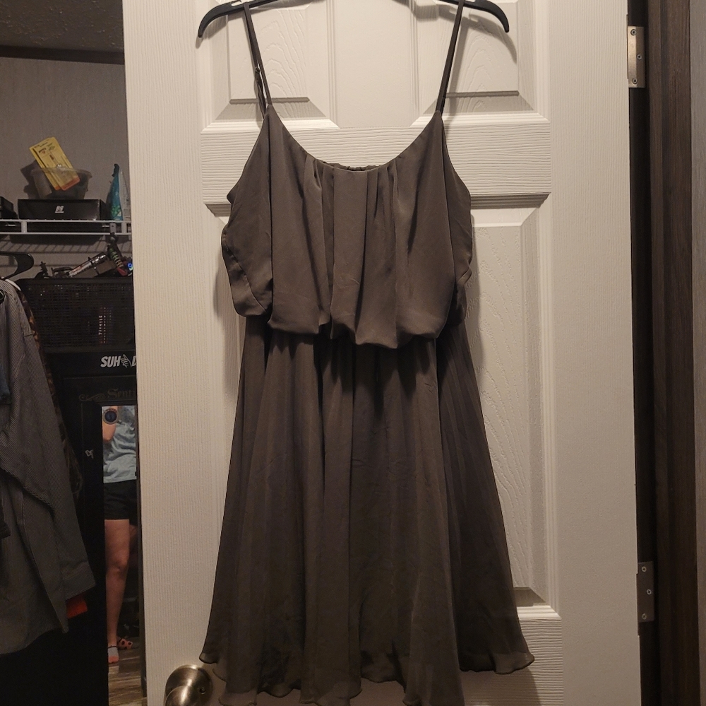 Women's size 12 Bisou Bisou dark green dress